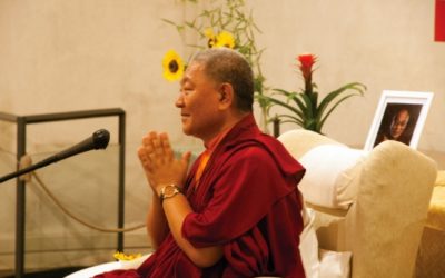 Ringu Tulku Rinpoche a Sovizzo e Vicenza, settembre 2016