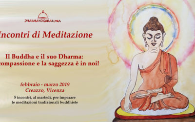 Ciclo di 5 incontri di Dharma e Meditazione